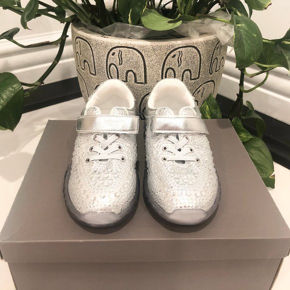 Other - Girls Cinderalla Rhinestone Adorned Sneakers NEW!